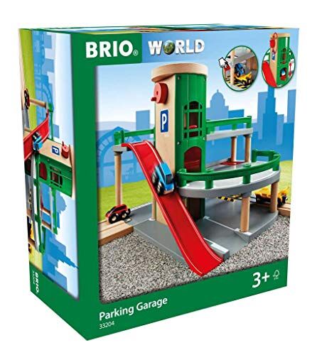 Brio World Parcheggio, Accessorio  7 Elementi, Giochi per Bambini, Età Raccomandata 3+ Anni, Compatibile con Tutti i Prodotti