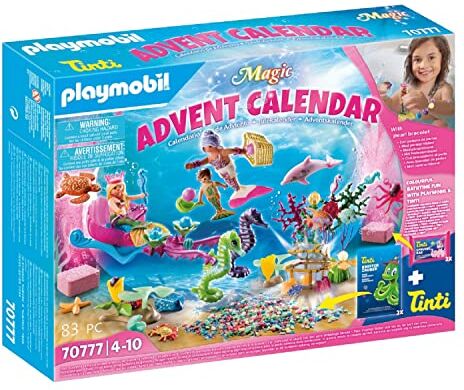 Playmobil Calendario dell'Avvento  Sirene da Bagno, dai 4 Anni