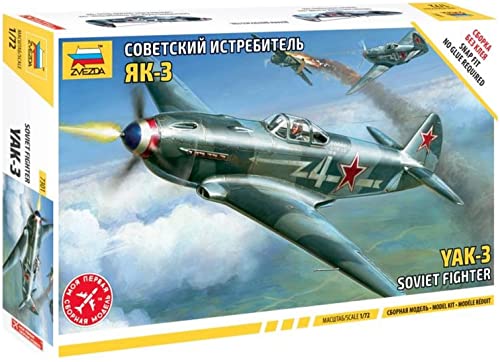 Zvezda 1/72 Modellino Aereo Yakovlev Yak-3 fighter ZV7301 (Importato da Giappone)