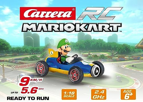 Carrera 2,4GHz Mario Kart(TM) Mach 8, Luigi  RC FULL FUNCTION