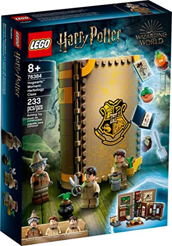 Lego Harry Potter Lezione di Erbologia a Hogwarts, Playset da Collezione, Giochi da Viaggio per Bambini di 8+ Anni,
