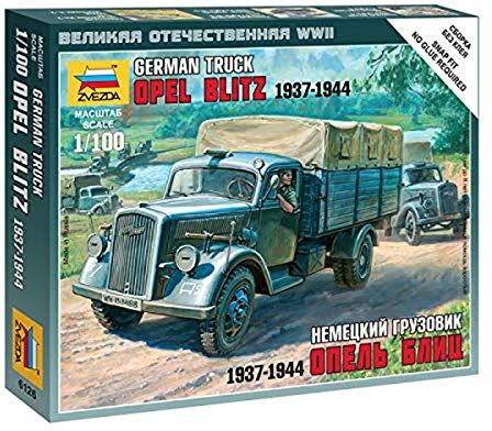 Zvezda Modellino Carro Armato German Truck Opelblitz 1937-1944 Scala 1:100