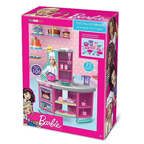 Grandi Giochi , Nuova Cucina di Barbie 106cm, Multicolore