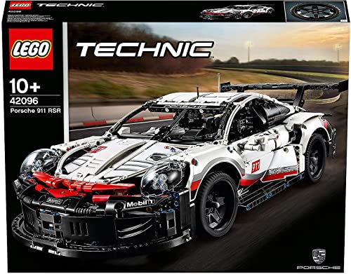 Lego Technic Porsche 911 RSR, Modello di Auto da Corsa, Set di Costruzioni Avanzato, Modellino da Collezione per Ragazzi, Ragazze e Veri Appassionati di Macchine e Motori da Costuire da 10 Anni