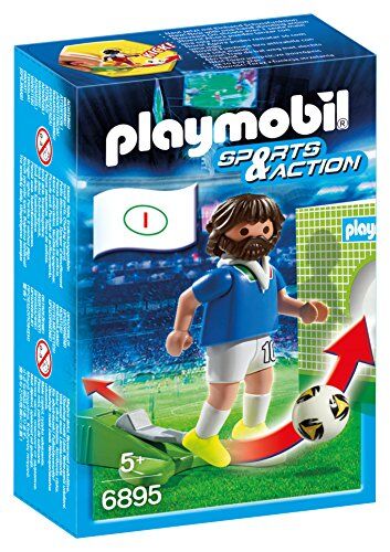 Playmobil Giocatore Italia, Multicolore