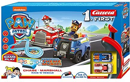 Carrera FIRST PAW Patrol Race 'N' Rescue  pista impostata da 3 anni