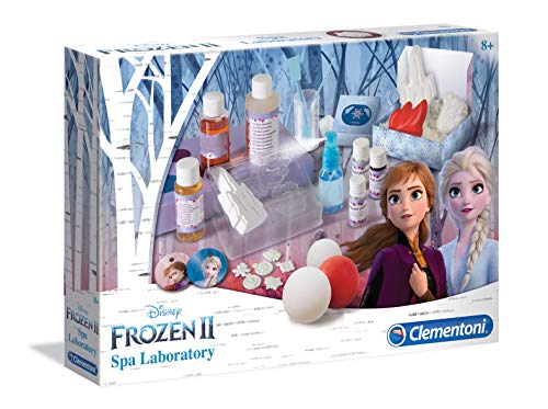 Clementoni - Frozen 2-Spa Laboratory Disney Gioco Scientifico, 8 12 anni, Multicolore,