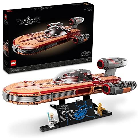 Lego Star Wars  Il Landspeeder di Luke Skywalker, Modellino di Astronave, Adulti