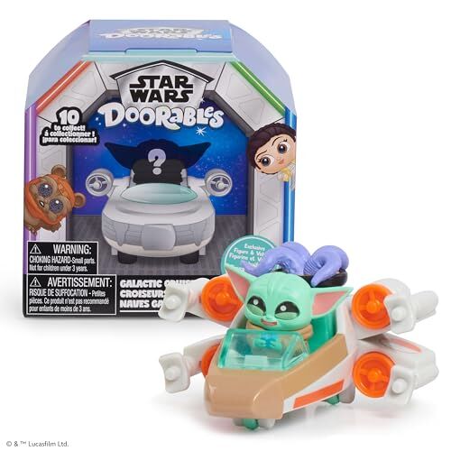 Just Play Personaggi e veicoli da collezione STAR WARS™ Doorables Galactic Cruisers, giocattoli ufficiali ispirati alla saga Star Wars per bambini dai 5 anni in su di