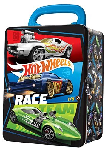 Hot Wheels 1:64 Scale Metal Car RACE TEAM Carry Case I 18 Toy Storage