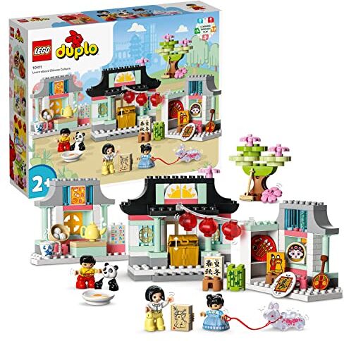 Lego DUPLO Town Scopri la Cultura Cinese, Giochi Educativi per Bambini e Bambine dai 2 Anni in su con Panda Giocattolo e Mattoncini, Idee Regalo