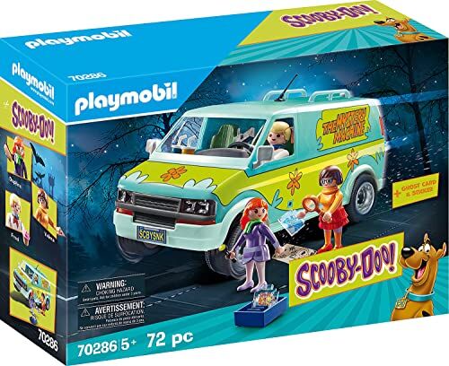 Playmobil SCOOBY-DOO! , Mystery Machine con effetti luminosi, Dai 4 anni