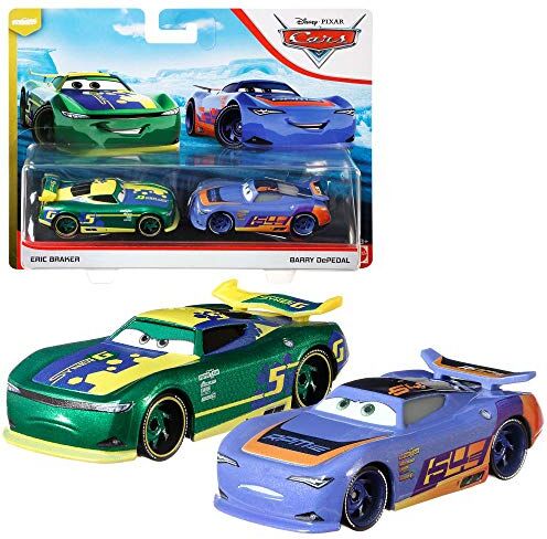 Mattel Selezione Doppio Pack   Disney Cars   Modelli Veicoli   Die Cast 1:55, Cars Doppelpacks:Eric Braker & Barry DePedal