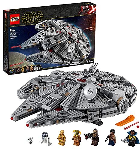 Lego Star Wars Millennium Falcon, Set di Costruzioni dell’Iconica Astronave, con Finn, Chewbacca, Lando Calrissian, Boolio, C-3PO, R2-D2 e D-O, Collezione: L’Ascesa di Skywalker