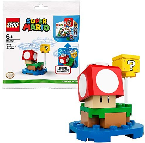 Lego Super Mario Blocco Super Fungo Pack di Espansione per Espandere il tuo Set di Gioco 71360, Modello