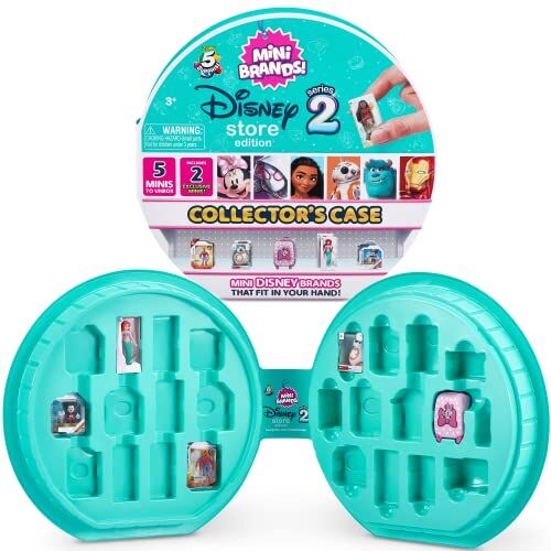 5 Surprise 5 Mini Marche A Sorpresa Disney Store Serie 2 Mystery Capsule da Collezione, Cofanetto da Collezione