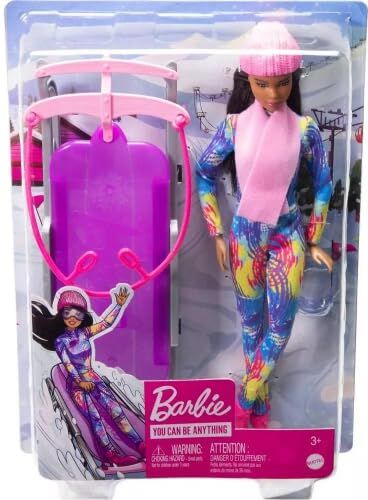 Mattel Barbie E Sa Slittino Barbie, Piccolo