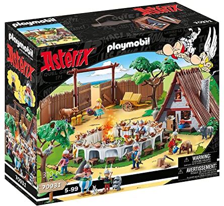 Playmobil Asterix  The Village Banquet, Toy for Children Ages 5+