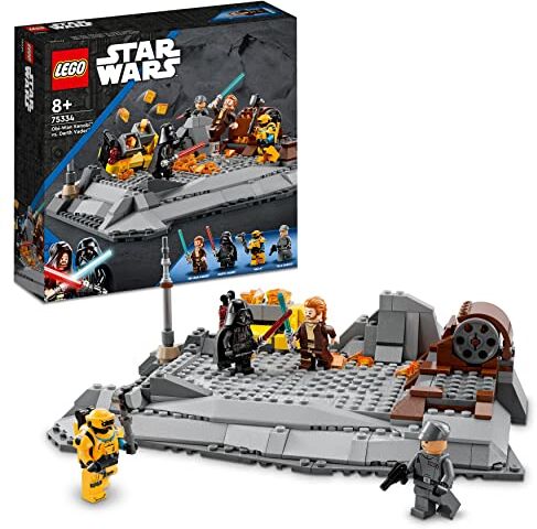 Lego Star Wars Obi-Wan Kenobi vs. Darth Vader, Modellino da Costruire, Minifigure di Tala Durith con Pistola Giocattolo Blaster e Spade Laser