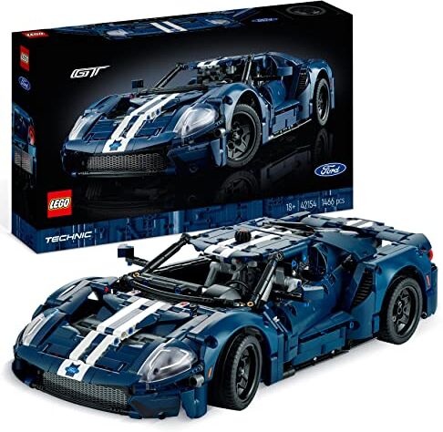 Lego Technic Ford GT 2022, Kit Modellino di Auto da Corsa da Costruire per Adulti, Idea Regalo per Uomo o Donna, Lui o Lei, Supercar in Scala 1:12 con Dettagli Originali, Set da Collezione