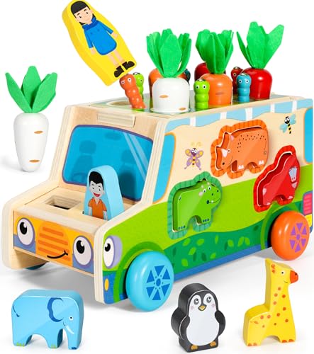 COOLJOYA Montessori 2 Anni   Giochi Montessori Magnetici Educativi Bambini 2 3 4 Anni   Compleanno Regalo per 2 3 4 Anni Bambini Ragazzi Ragazze