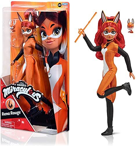 Bandai Miraculous Ladybug Poupée mannequin 26 cm Rena orange