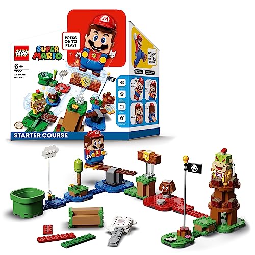 Lego Super Mario Avventure di Mario Starter Pack, Giochi per Bambini, Bambine, Ragazzi e Ragazze Creativi con Personaggi Interattivi, Giocattolo da Costruire, Idee Regalo da Collezione