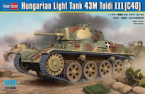 Hobbyboss 1:35 Modellino Carro Armato Hungarian Light Tank 43M Toldi III (C40) (HBB82479)