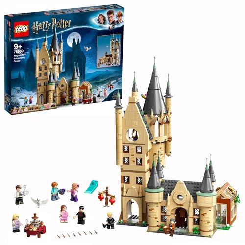Lego Harry Potter Torre di Astronomia di Hogwarts con Castello Giocattolo e Minifigure di Hermione Granger e Altri Personaggi del Mondo Magico, Giochi per Bambini, Bambine, Ragazzi e Ragazze