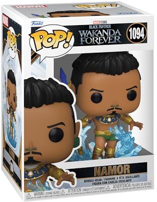 Funko Pop! Marvel Black Panther: Wakanda Forever Namor Figura in Vinile da Collezione Idea Regalo Merchandising Ufficiale Giocattoli per Bambini e Adulti Movies Fans