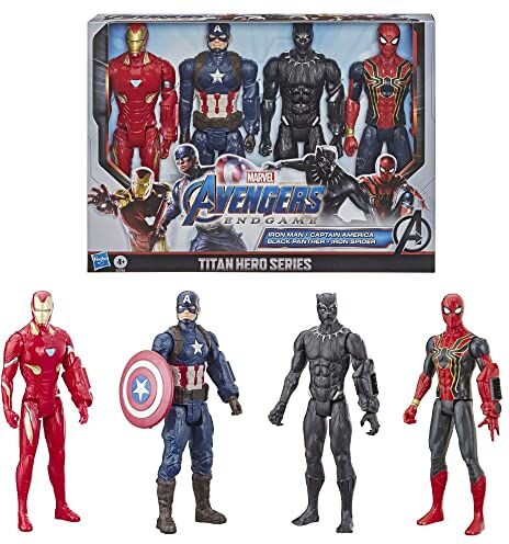 Hasbro Marvel Avengers: Endgame Titan Hero Series Action Figure confezione da 4