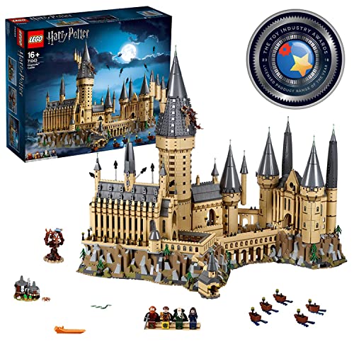 Lego Harry Potter Castello di Hogwarts, Gioco da Costruire per Ragazzi e Adulti, Modello da Collezione con 4 minifigure e 27 MicroPersonaggi, Idee Regali Donna, Uomo, Lei, Lui, Festa della Mamma