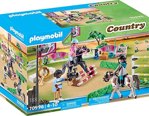 Playmobil Country  Torneo di Equitazione, Giocattoli per Bambini dai 4 Anni