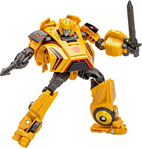 Transformers Studio Series Deluxe 01, Action Figure di Bumblebee Gamer Edition da 11 cm, Ispirata al Videogioco : War of Cybertron