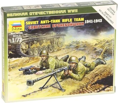 Zvezda Soviet Anti-Tank Team 1941-1943 Set di personaggi