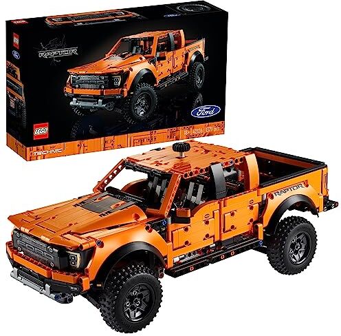 Lego Technic Ford F-150 Raptor Furgone Pick-Up, Kit Modellismo Adulti, Modellino Auto Fuoristrada da Costruire, Idea Regalo per Uomo o Donna, Lui o Lei