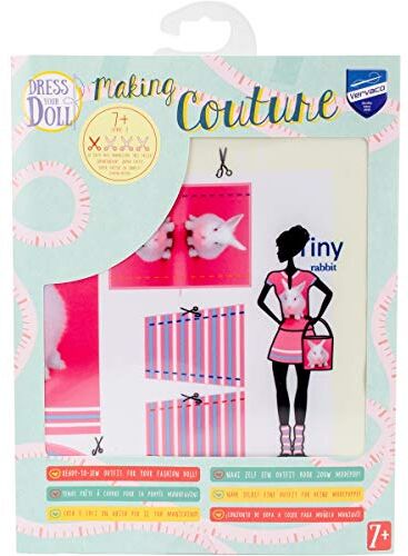 Vervaco Dress Your Doll, fibra sintetica, multicolore, 31 x 24 x 1 cm