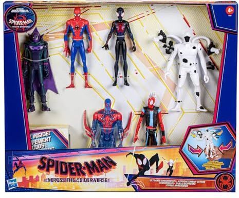 Hasbro Marvel Spider-Man Across The Spider-Verse Ultimate Showdown Collection, action figure da 15,2 cm