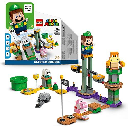 Lego Super Mario Avventure di Luigi Starter Pack, Giocattolo da Costruire con Personaggi Interattivi, Giochi Creativi per Bambini e Bambine da 6 Anni, Idee Regalo di Compleanno