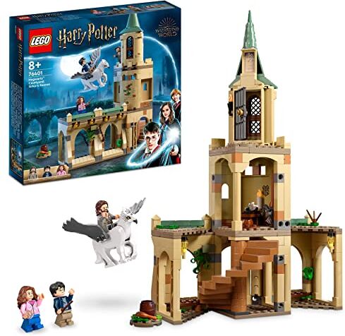 Lego Harry Potter Cortile di Hogwarts: il Salvataggio di Sirius, Set Modulare del Castello Giocattolo con 3 Minifigure e l’Ippogrifo Fierobecco, Giochi per Bambini e Bambine da 8 Anni in su