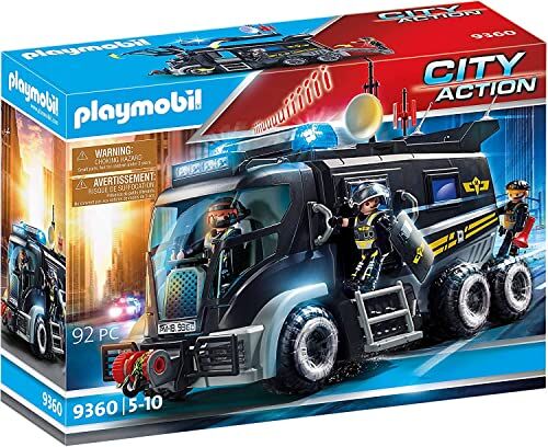 Playmobil City Action , Veicolo Unità Speciale con luci e suoni, Dai 5 anni