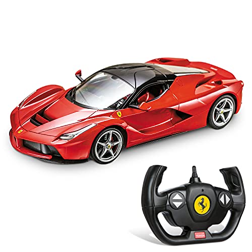 Mondo Motors, FERRARI LAFERRARI, Modello in Scala 1: 14, fino a 10 km/h di Velocità, Auto Giocattolo per Bambini