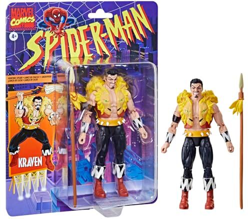 Hasbro Figura Kraven Spiderman Marvel Comics 15cm