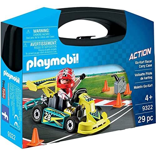 Playmobil Valigetta Go Kart per Bambini dai 4 Anni