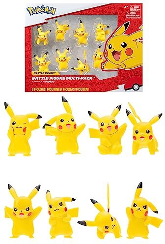 Bandai Pokemon 8 personaggi Battle Confezione da 8 personaggi Pikachu