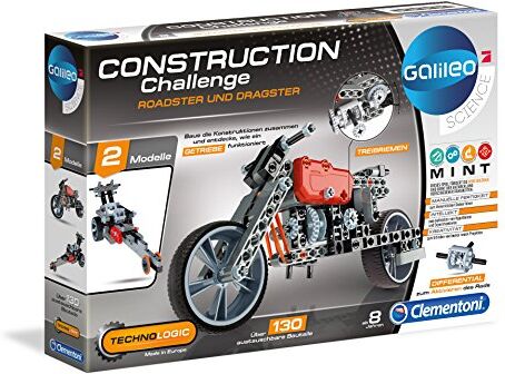 Clementoni "Galileo Construction Challenge Roadster e Dragster" Set di costruzione