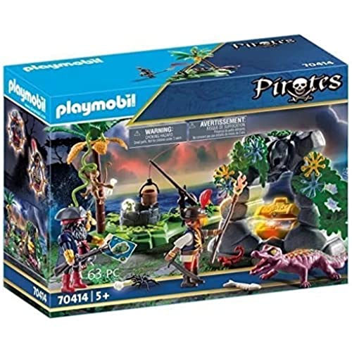 Playmobil Pirates , Nascondiglio del Tesoro dei Pirati, dai 5 Anni