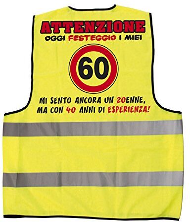 Bombo Gilet Compleanno 60 Anni