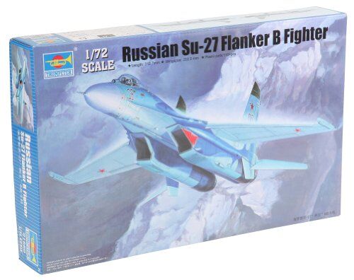 Trumpeter 01660 Modellino Aereo Russo Su-27 Flanker B Fighter, Scala 1:72
