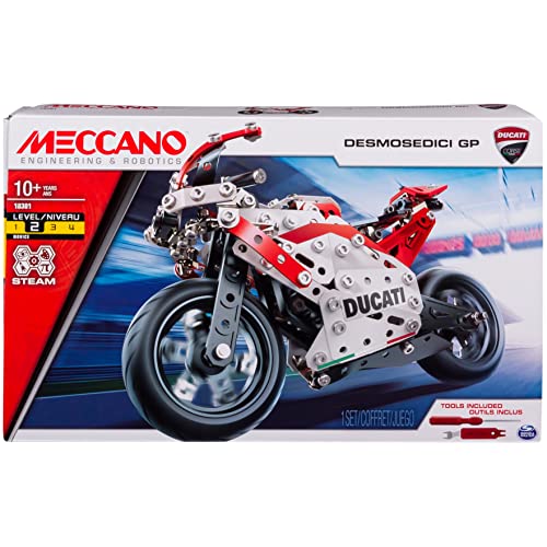 MECCANO Moto Ducati Desmosedici GP, Kit di Costruzioni dai 10 Anni